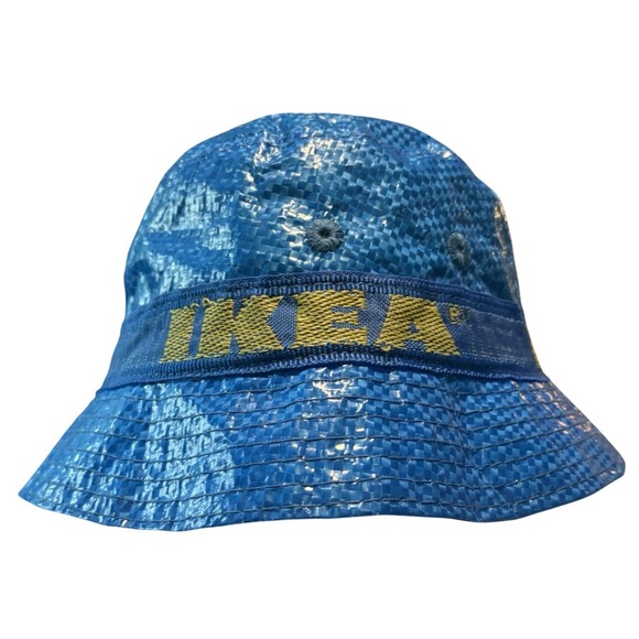 IKEA Other - IKEA FRAKTA Blue Bucket Hat Logo Streetwear Hypebeast Y2K Festival Cap Bold